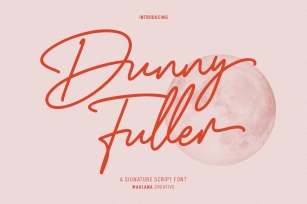 Dunny Fuller Signature Font Download