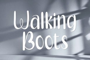 Walking Boots Font Download