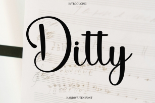 Ditty Font Download