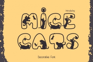 Mice Cats Font Download