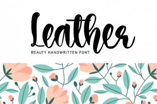 Leather Font Download