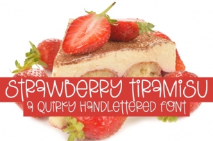 Strawberry Tiramisu Font Download