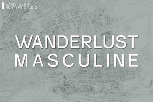 Wanderlust Masculine Font Download