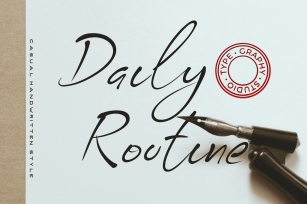 Daily Routine Font Download