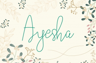 Ayesha Font Download