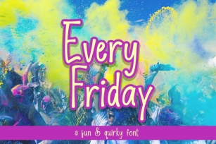 Every Friday Font Download