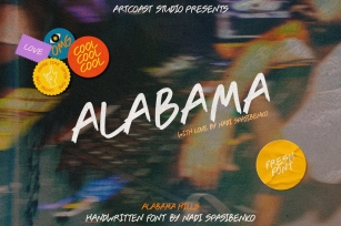 Alabama Handwritten Font Font Download