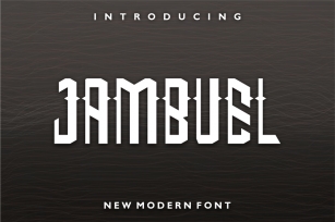 Jambuel font Font Download