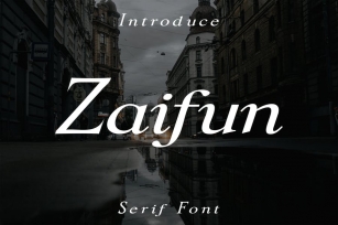 Zaifun Serif Font Font Download