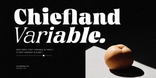 Chiefland Variable Font Download