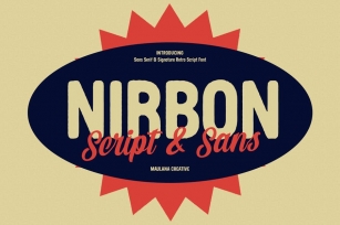 Nirbon Display Font Font Download