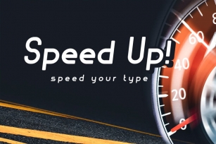 Speed Up - Sans serif font Font Download