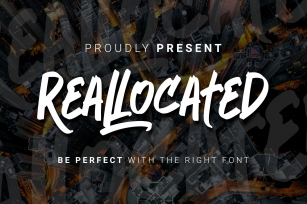 Reallocated Font Download