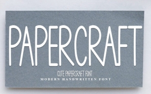 Papercraft Font Download