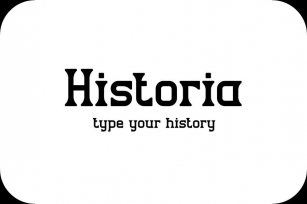 Historia - Display font Font Download