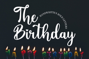 The Birthday Font Download