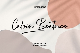 Calvin Beatrice Font Download