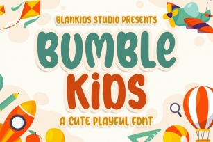 Bumble Kids a Cute Playful Font Font Download