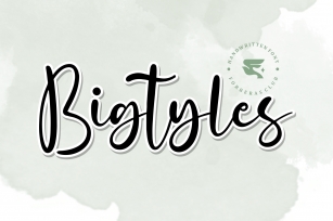 Bigtyles Font Download
