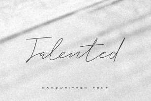 Talented Font Download