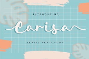 Carisa | Script Serif Font Font Download