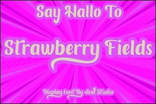 Strawberry Fields Font Download