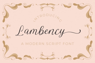 Lambency Font Download