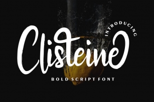 Clisteine | Bold Script Font Font Download