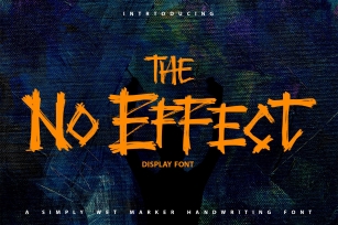 The No Effect Font Download