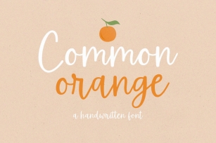 Common Orange Font Download