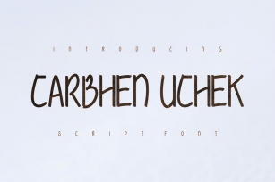 Carbhen Uchek Font Font Download