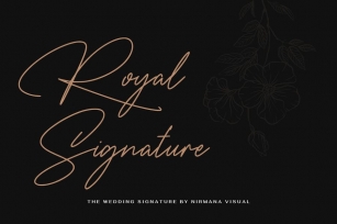 The Wedding Signature - Elegant Script Font Download