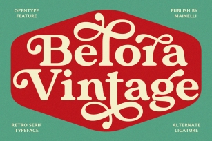 Belora Vintage Font Download