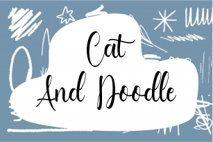 Cat and Doodle Font Download