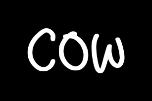 Cow Font Download