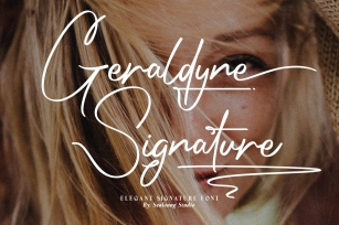 Geraldyne Signature Font Download