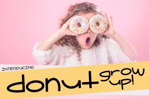 Donut Grow Up Font Download