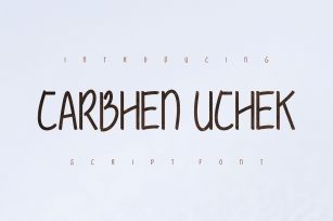 Carbhen Uchek Font Download