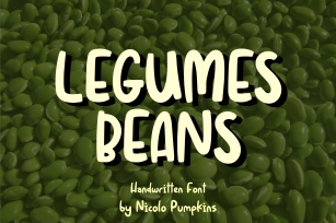 Legumes Beans Font Download
