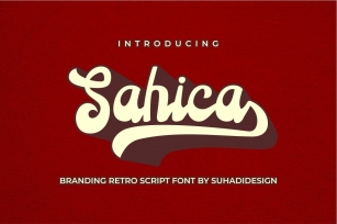Sahica Branding Retro Groovy Font Download