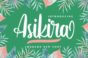 Asikira | Modern New Font Font Download