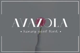 Avazola - Luxury Serif Font Font Download