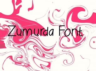 Zumurda Font Download