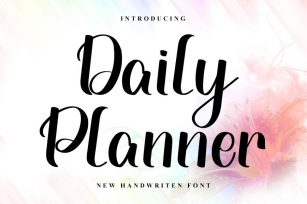 Daily Planner Font Download