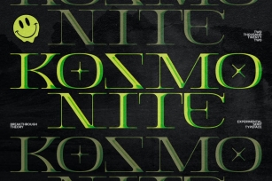 Kosmonite - Experimental Serif Fonts Font Download