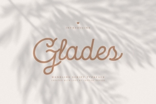 Glades Retro Monoline Script Font Download