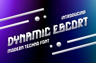 DYNAMIC ESCORT Font Font Download