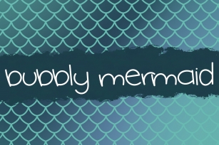 Bubbly Mermaid Font Download