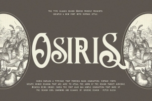 Osiris Vintage Font Font Download