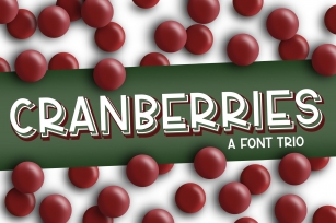 Cranberries Trio Font Download